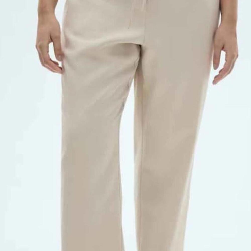 Mango Women's Beige Drawstring Pants - Size S - $18